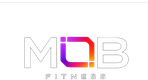 MOB Fitness purple to orange Mind Over Body logo